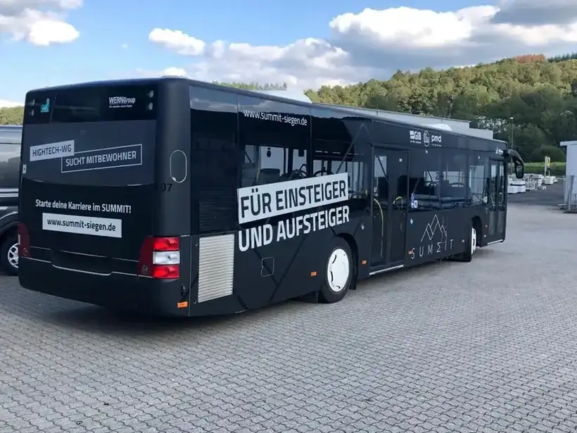 Bus Summit Heck – Fahrzeugbeschriftung von Münch Werbetechnik Siegen