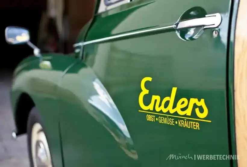 Enders Beschriftung Oldtimer – Fahrzeugbeschriftung von Münch Werbetechnik Siegen