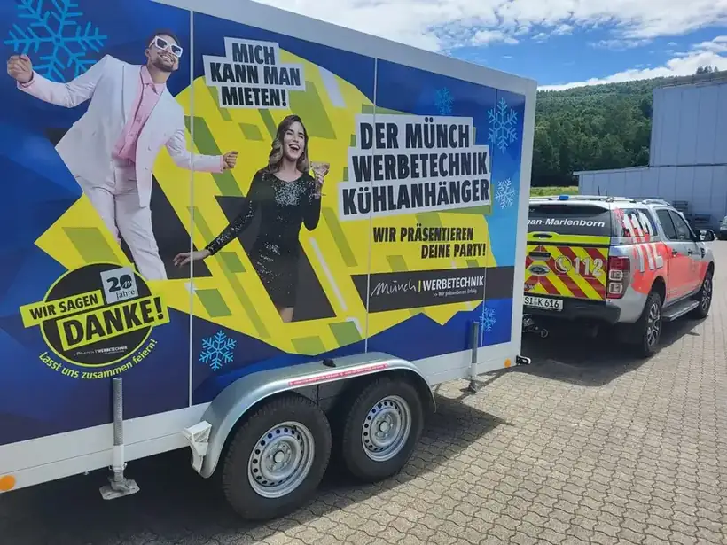 Kühlanhänger Münch Werbetechnik – Fahrzeugbeschriftung von Münch Werbetechnik Siegen