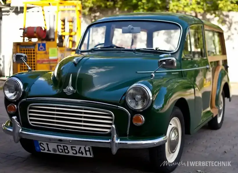 Oldtimer Morris Enders – Fahrzeugbeschriftung von Münch Werbetechnik Siegen