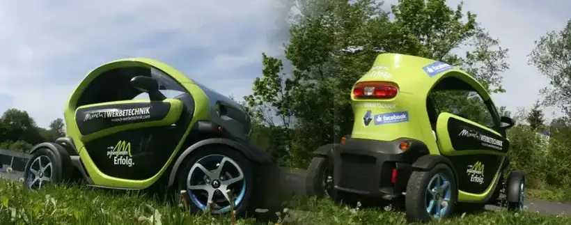 Renault Twizy Folierung – Fahrzeugbeschriftung von Münch Werbetechnik Siegen